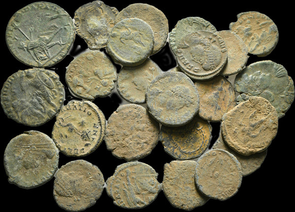 24 Ancient Roman coins