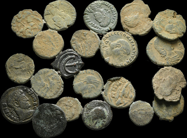 21 Ancient Roman coins