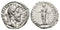 Roman coin of Commodus AR silver denarius - Hilaritas