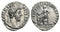 Roman coin of Commodus AR silver denarius - Salus