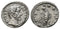Roman silver coin of Antoninus Pius - CONSECRATIO