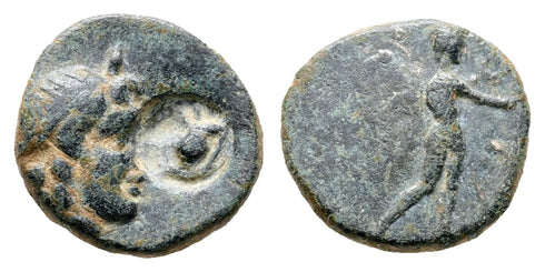 Ancient Greek coin from Caria. Kaunos circa 200-100 BC