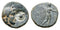 Ancient Greek coin from Caria. Kaunos circa 200-100 BC