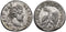 EF Roman silver coin of the Emperor Septimius Severus 193-211AD Bi Tetradrachm