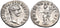 Roman silver denarius of the Emperor Trajan - PAX