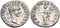 Roman silver denarius of the Emperor Trajan - PAX