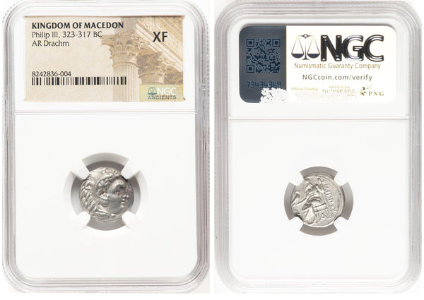 XF Ancient Greek silver coin of Alexander III 'The Great'. Postumous issue