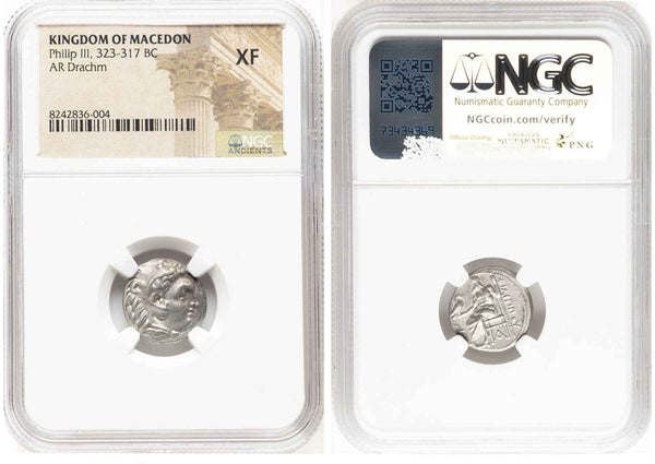 XF Ancient Greek silver coin of Alexander III 'The Great'. Postumous issue