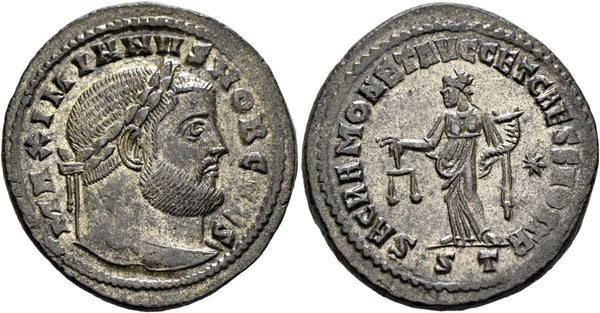 Superb Roman coin of Galerius as Caesar - From the Rauceby Hoard - Near EF