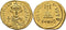 Ancient Byzantine coin of Constans II - Gold Solidus - Constantinopolis