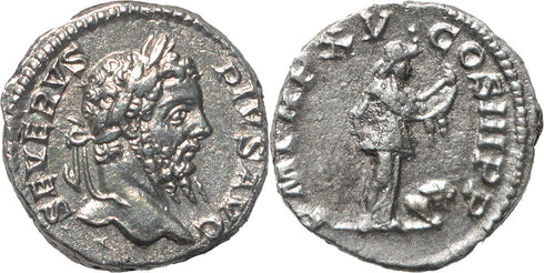 Septimius Severus silver denarius 193-211AD - Africa