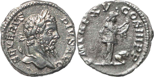 Septimius Severus silver denarius 193-211AD - Africa