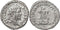 Septimius Severus silver denarius 193-211AD - Captives