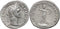 Ancient Roman silver coin of the Emperor Domitian - Minerva