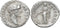 Roman silver denarius of Antoninus Pius - Pax