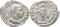 Roman silver denarius of Elagabalus - Emperor Sacrificing
