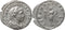 Roman silver denarius of Elagabalus - LIBERALITAS AVG III