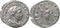 Roman silver denarius of Elagabalus - LIBERALITAS AVG III