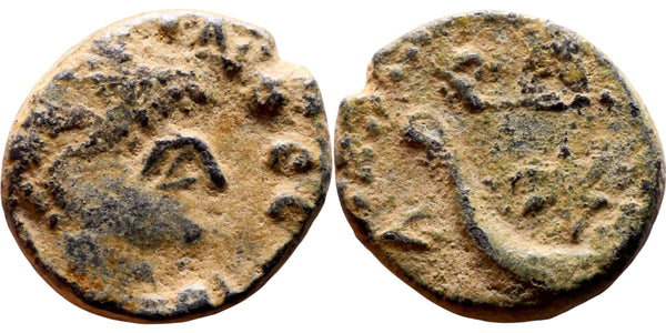 Roman coin of Elagabalus minted in Carrhae, Mesopotamia