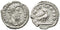 Roman coin of Marcus Aurelius AR silver denarius - CONSECRATIO