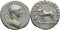 Roman silver drachm of the Emperor Trajan - Camel