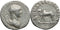 Roman silver drachm of the Emperor Trajan - Camel