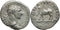 Roman silver drachm of the Emperor Trajan - Camel