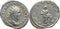 Roman silver coin of Trajan Decius - ABVNDANTIA AVG