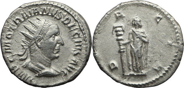 Roman silver coin of Trajan Decius - DACIA