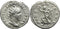 Roman silver coin of Trajan Decius - VICTORIA AVG