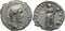 Roman silver denarius of Antoninus Pius - CLEMENTIA AVG