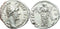 Roman silver denarius of Antoninus Pius - IMPERATOR II
