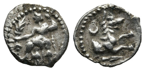 Ancient Greek silver coin from Lyacaonia. Laranda circa 324/3 BC