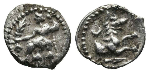 Ancient Greek silver coin from Lyacaonia. Laranda circa 324/3 BC