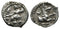 Ancient Greek silver coin from Lyacaonia. Laranda circa 324/3 BC