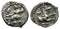 Ancient Greek silver coin from Lyacaonia. Laranda circa 324/3 BC