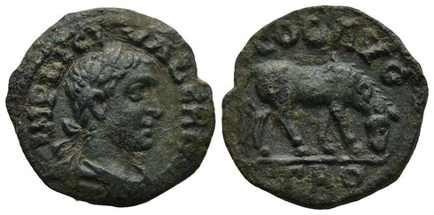 Ancient Roman coin of the Emperor Valerian - Troas, Alexandria