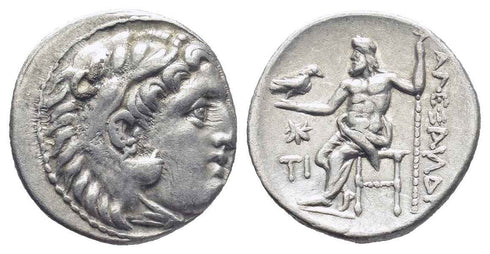 Ancient Greek silver coin of Alexander III 'The Great'