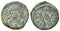 Byzantine coin of Maurice Tiberius AE Half Follis - Antioch