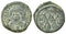 Byzantine coin of Maurice Tiberius AE Half Follis - Antioch