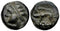 Ancient Celtic coin - Gaul - Remi AE Cast potin unit, 1st century BC
