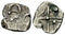 Ancient Celtic coin - Gaul - Cadurci AR Drachm, 2nd-1st century BC