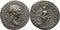 Ancient Roman silver coin of Trajan - SPQR OPTIMO PRINCIPI