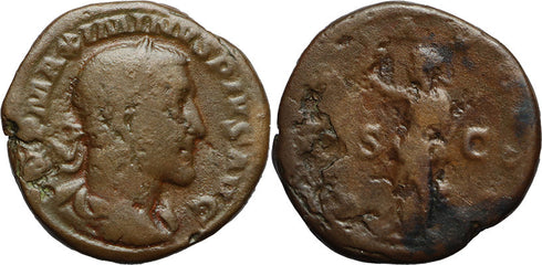 Roman coin of the Emperor Maximinus I
