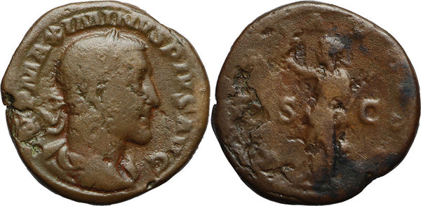 Roman coin of the Emperor Maximinus I