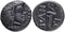 Ancient Greek coin from Pantikapaion, Cimmerian Bosporos - Satyr and Bow 310-304/3 BC