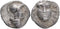 Ancient Greek coin from Pisidia, Selge - Gorgon and Athena - 350-300 BC