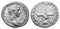 Ancient Roman coin of Trajan minted in Caesaria, Cappadocia