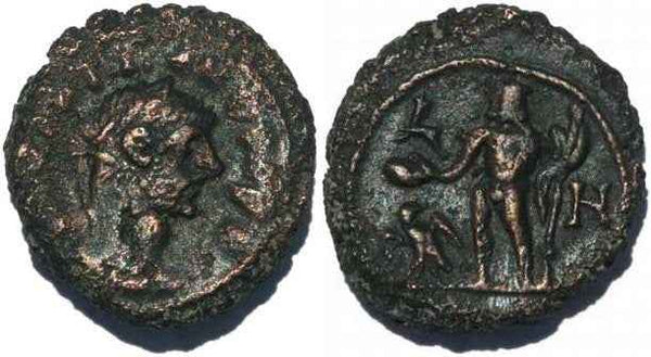 Diocletian Potin Tetradrachm minted in Alexandria, Egypt