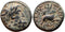 Ancient Greek coin from Antioch - Time of Roman Emperor Augustus